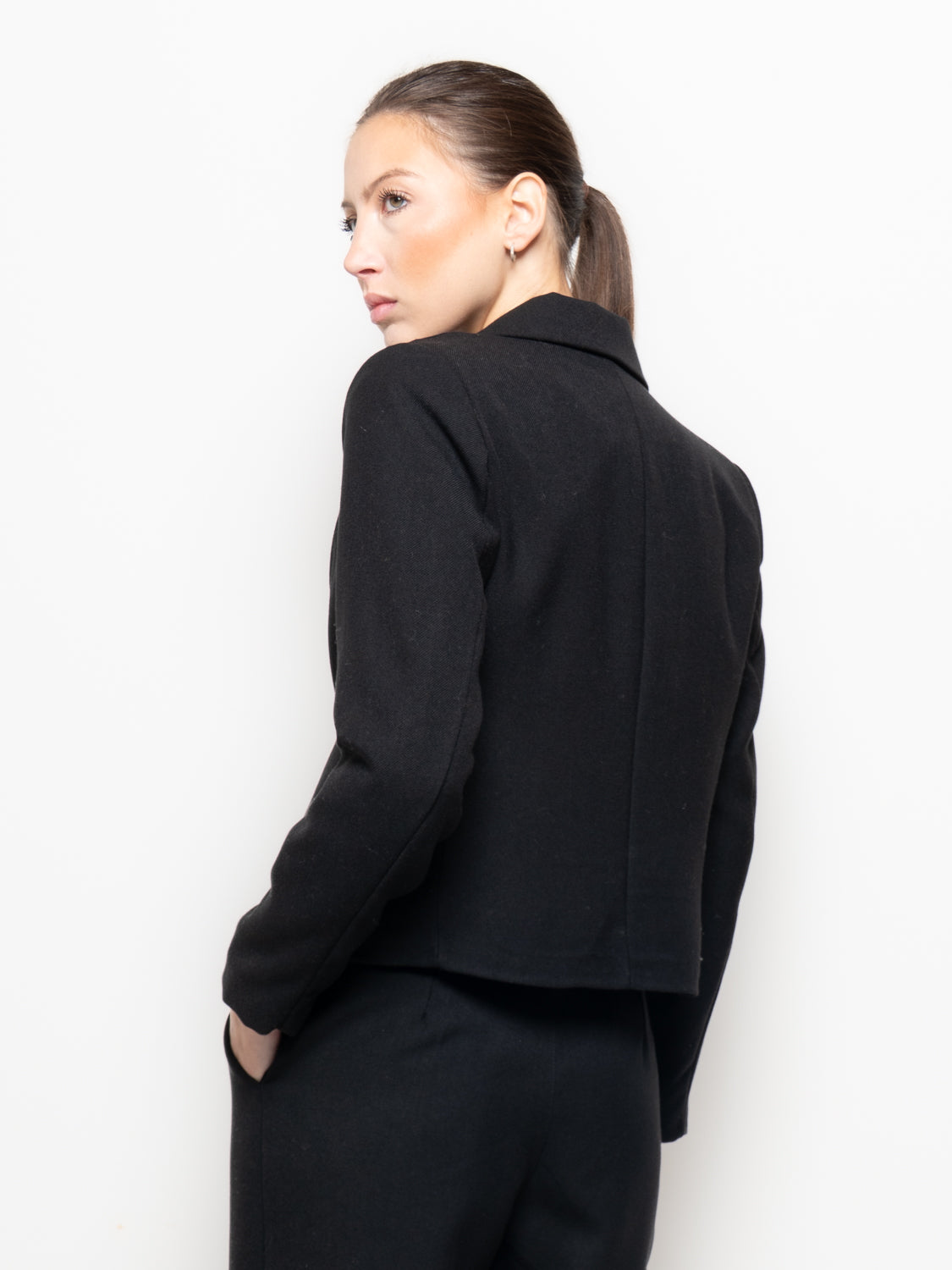 Blazer corto doppiopetto