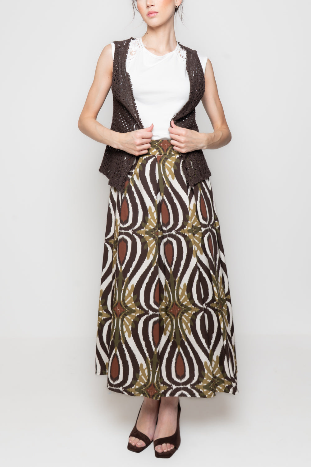 Gilet in Pizzo Macramè