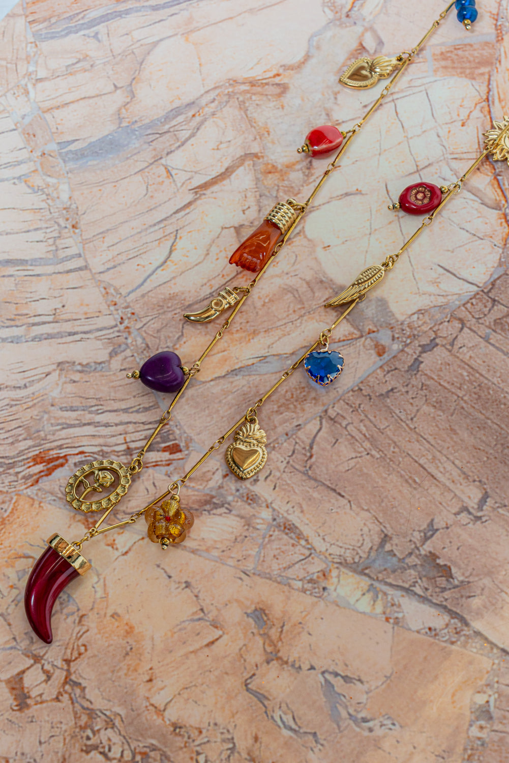 Collana con ciondoli