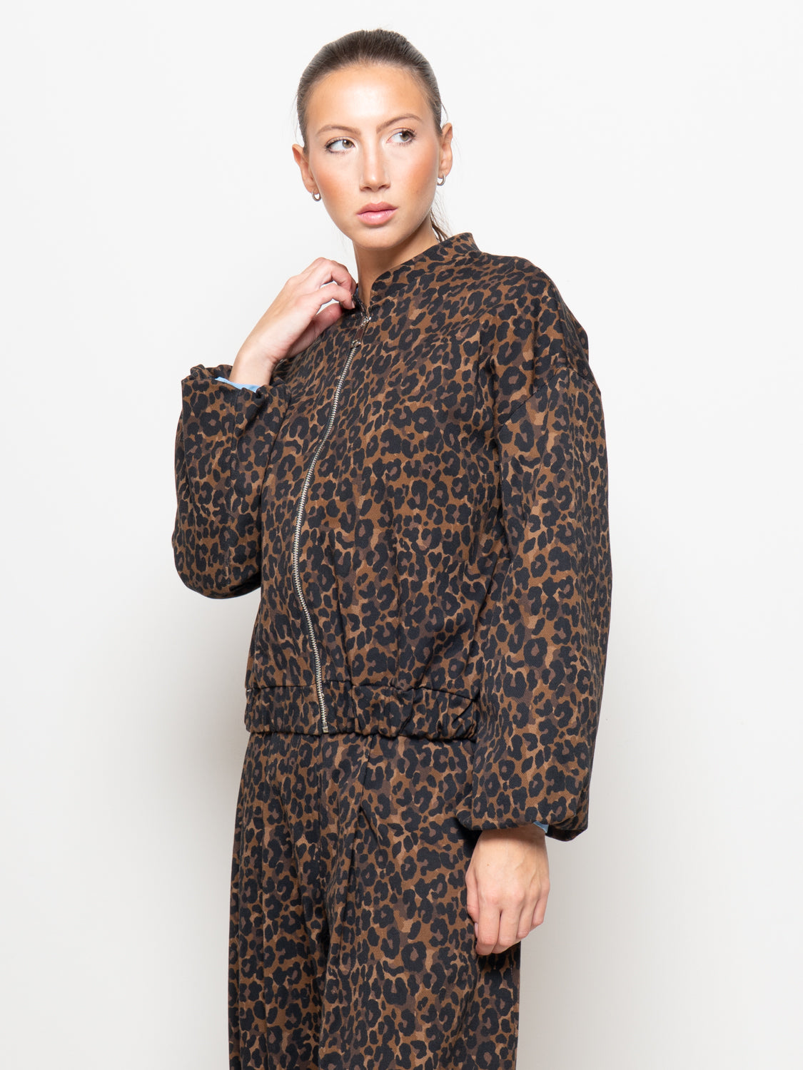 Bomber collo alto