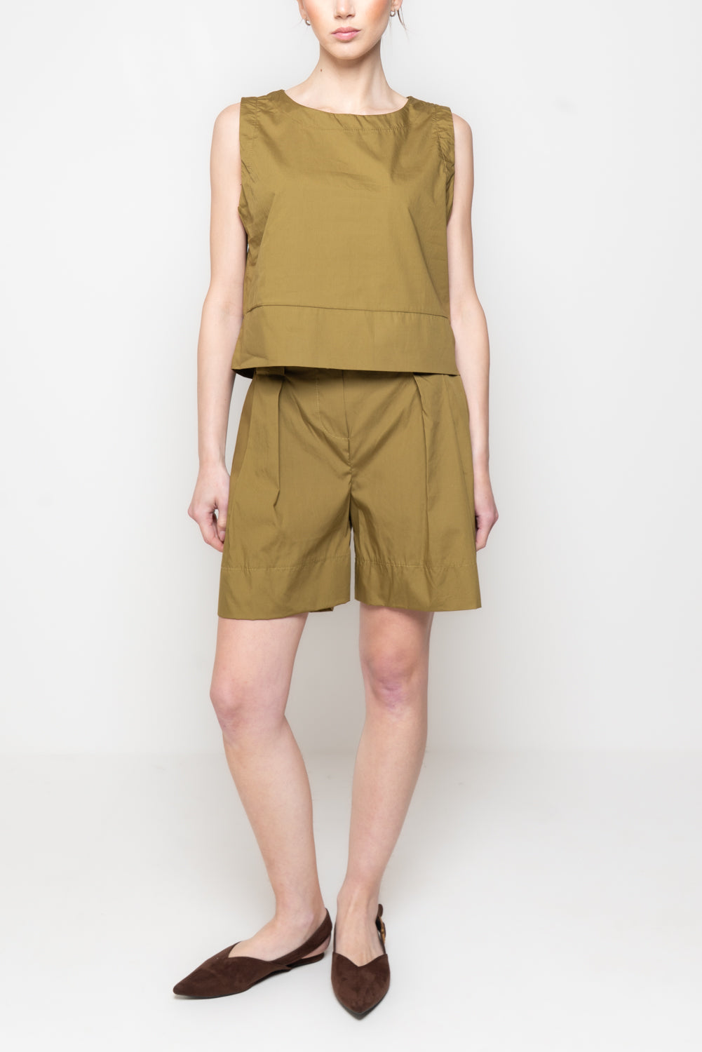 Top in cotone a scatola
