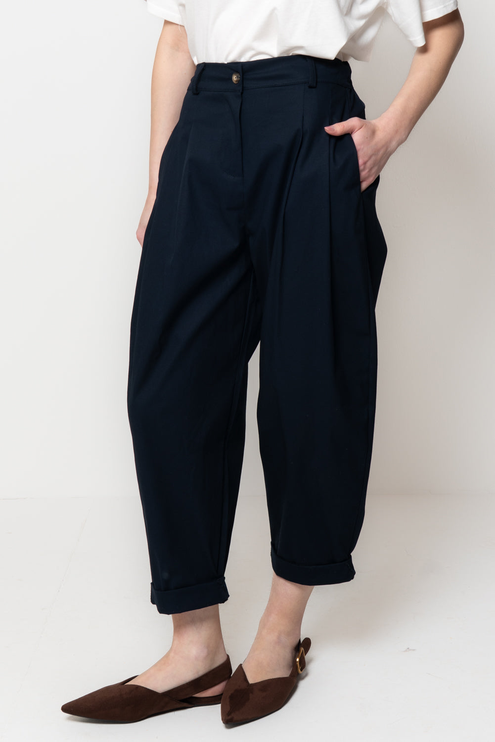Pantalone in Cotone con Pences