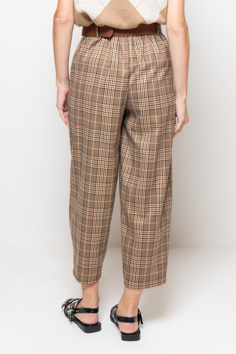 Pantalone baggy tartan