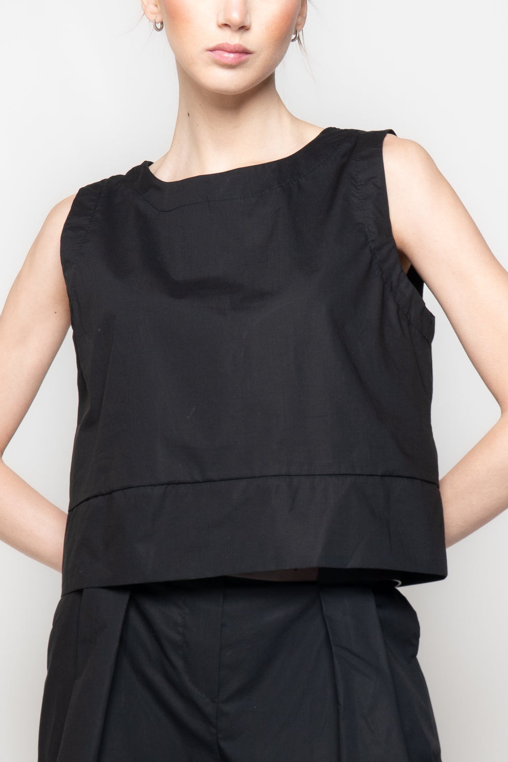 Top in cotone a scatola