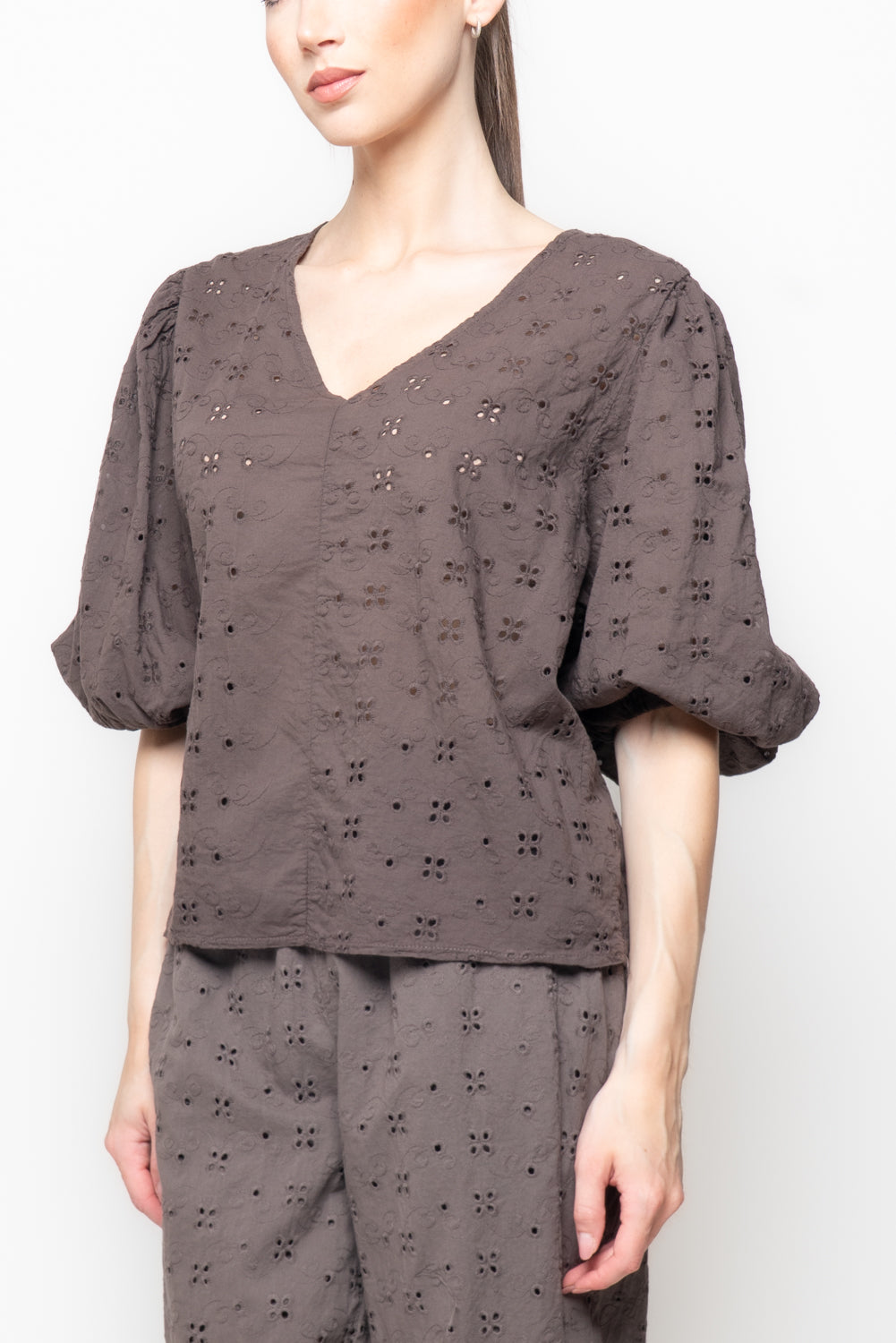 Blusa in Pizzo San Gallo