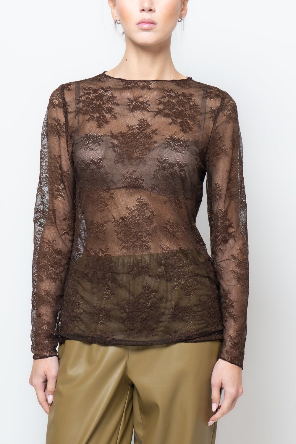 Blusa in pizzo