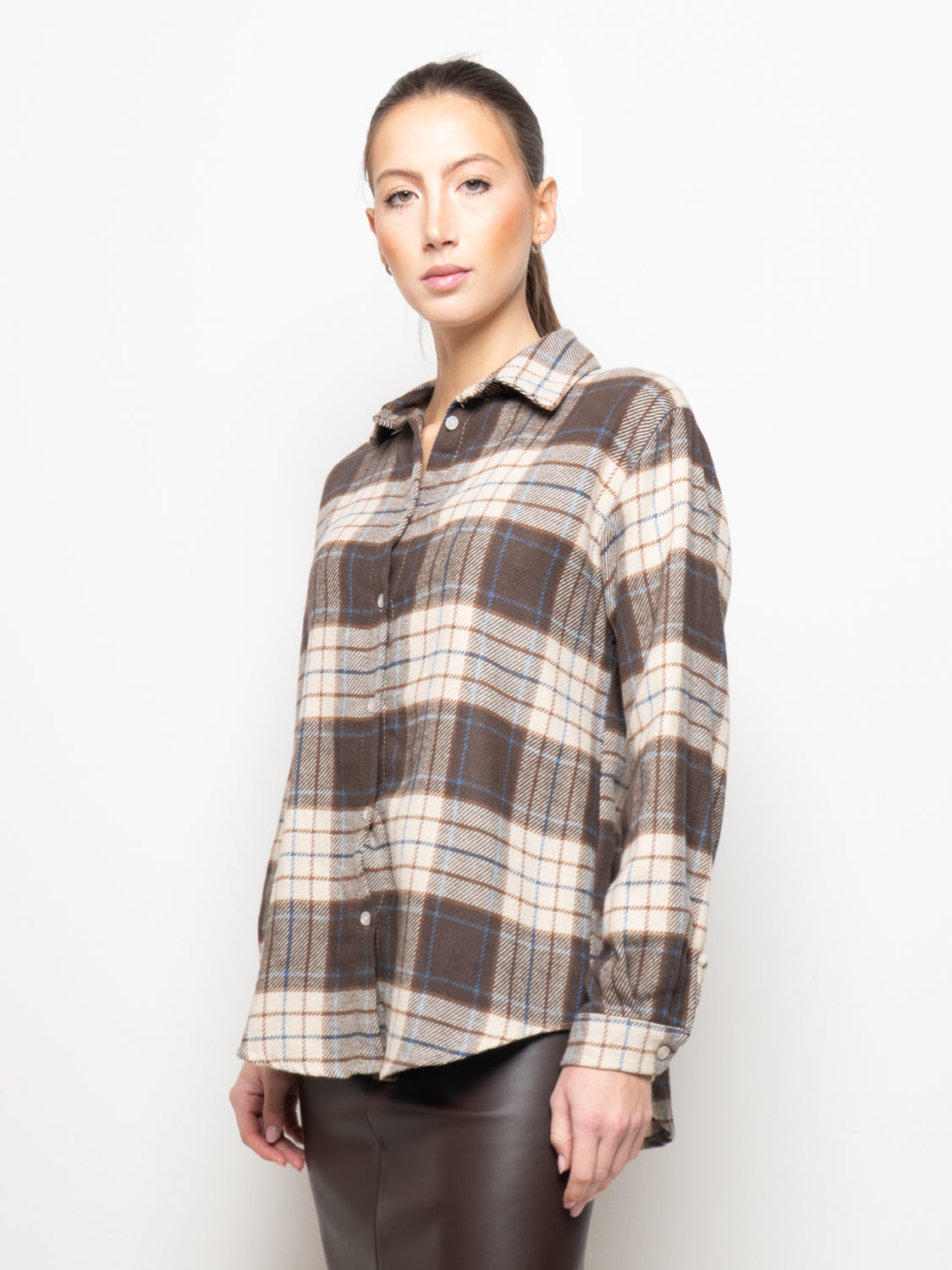 Camicia a quadri flanellata
