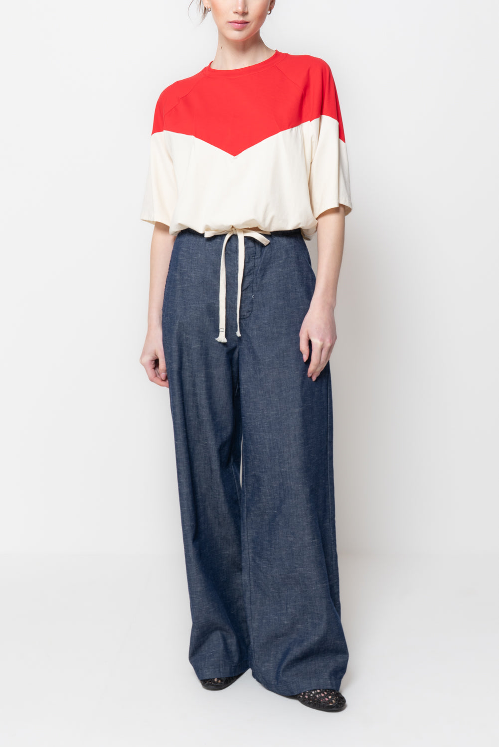 Pantalone a Palazzo con Coulisse