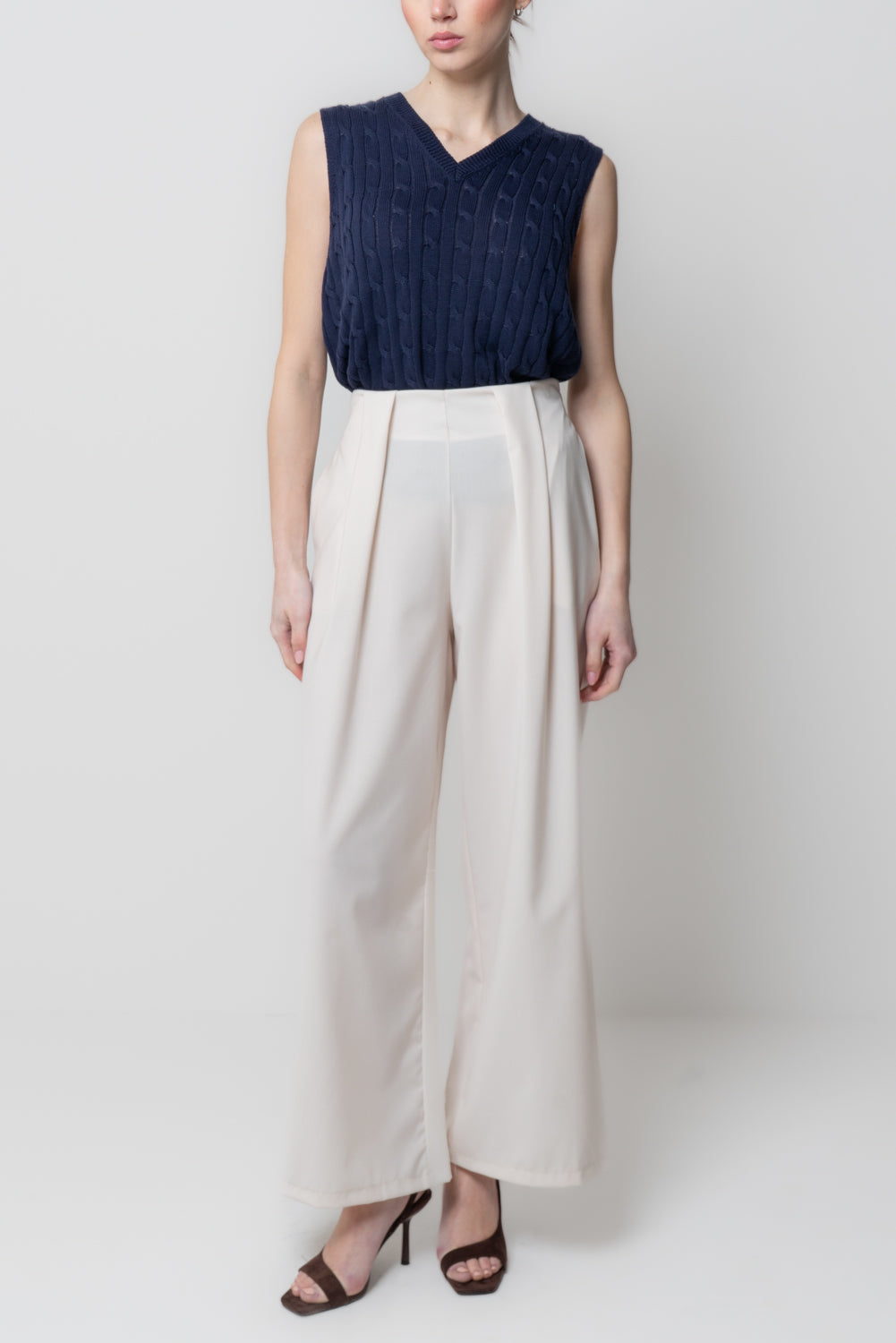 Pantalone Wide Leg Sartoriale