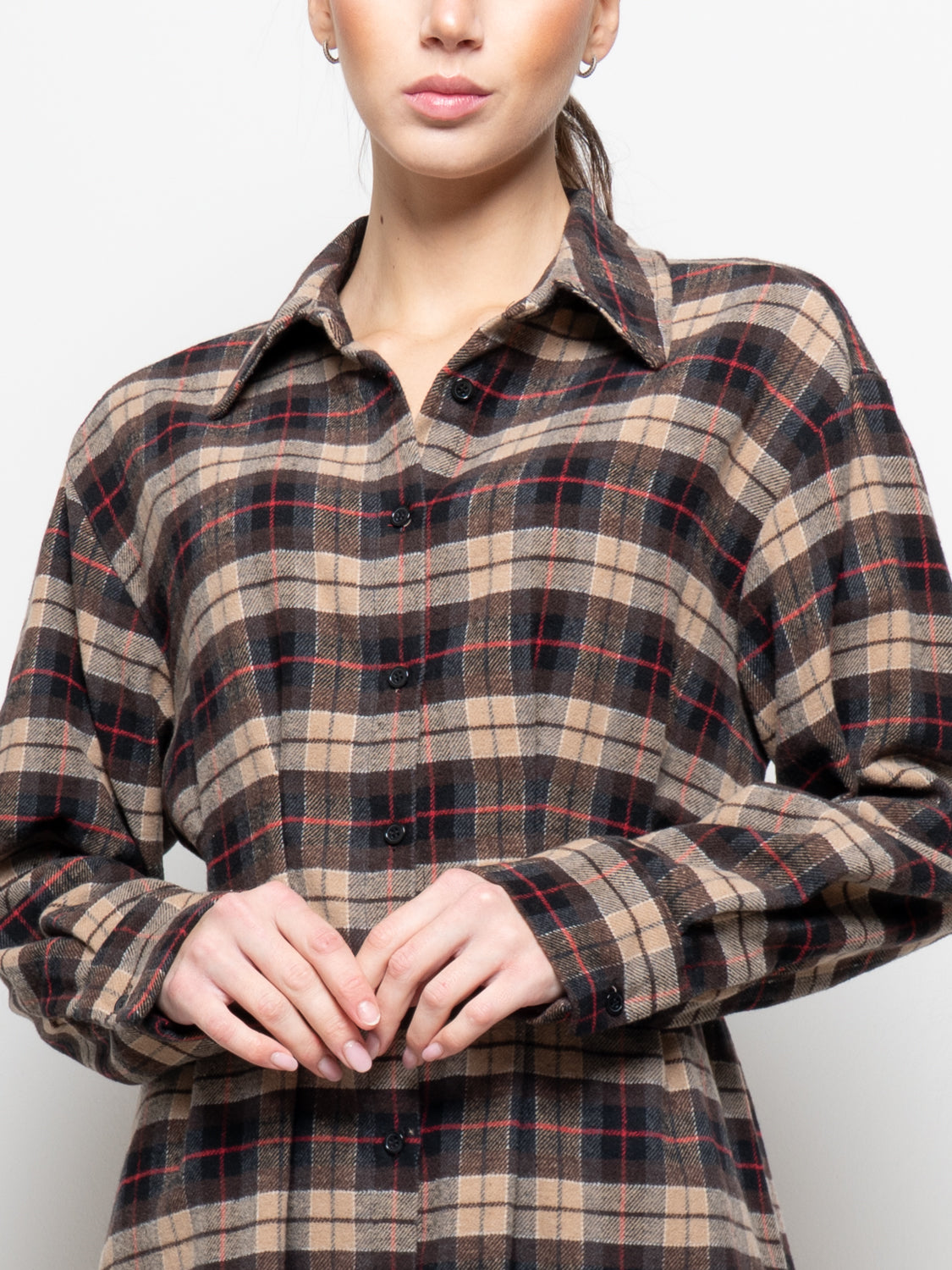 Abito camicia a quadri