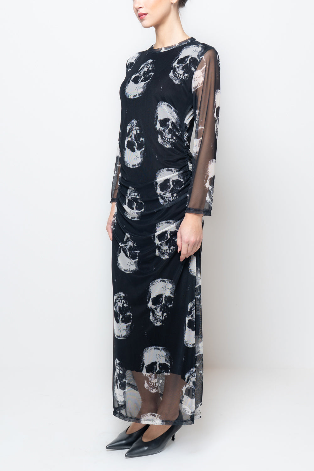 Abito fantasia teschio in toulle