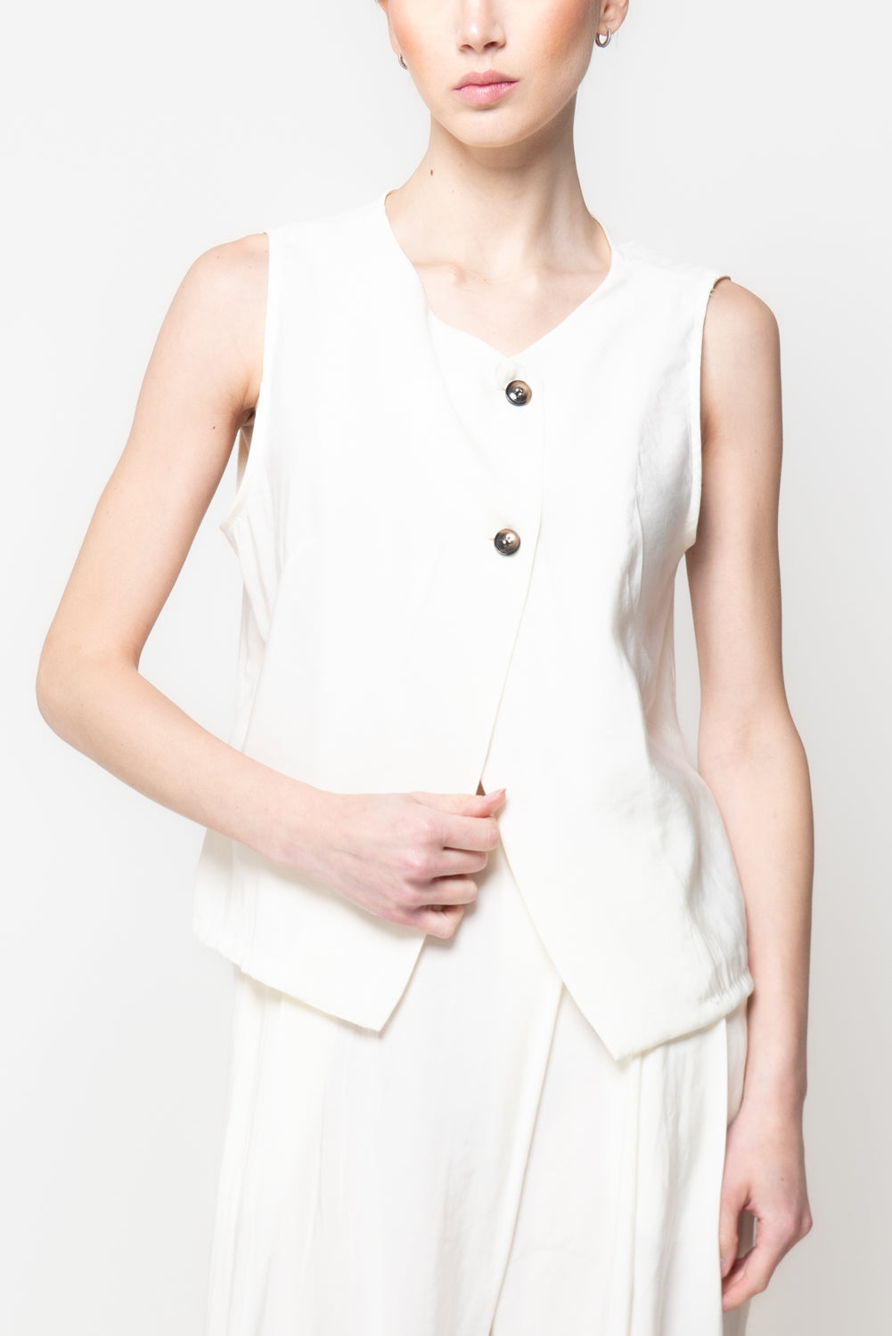 Gilet asimmetrico
