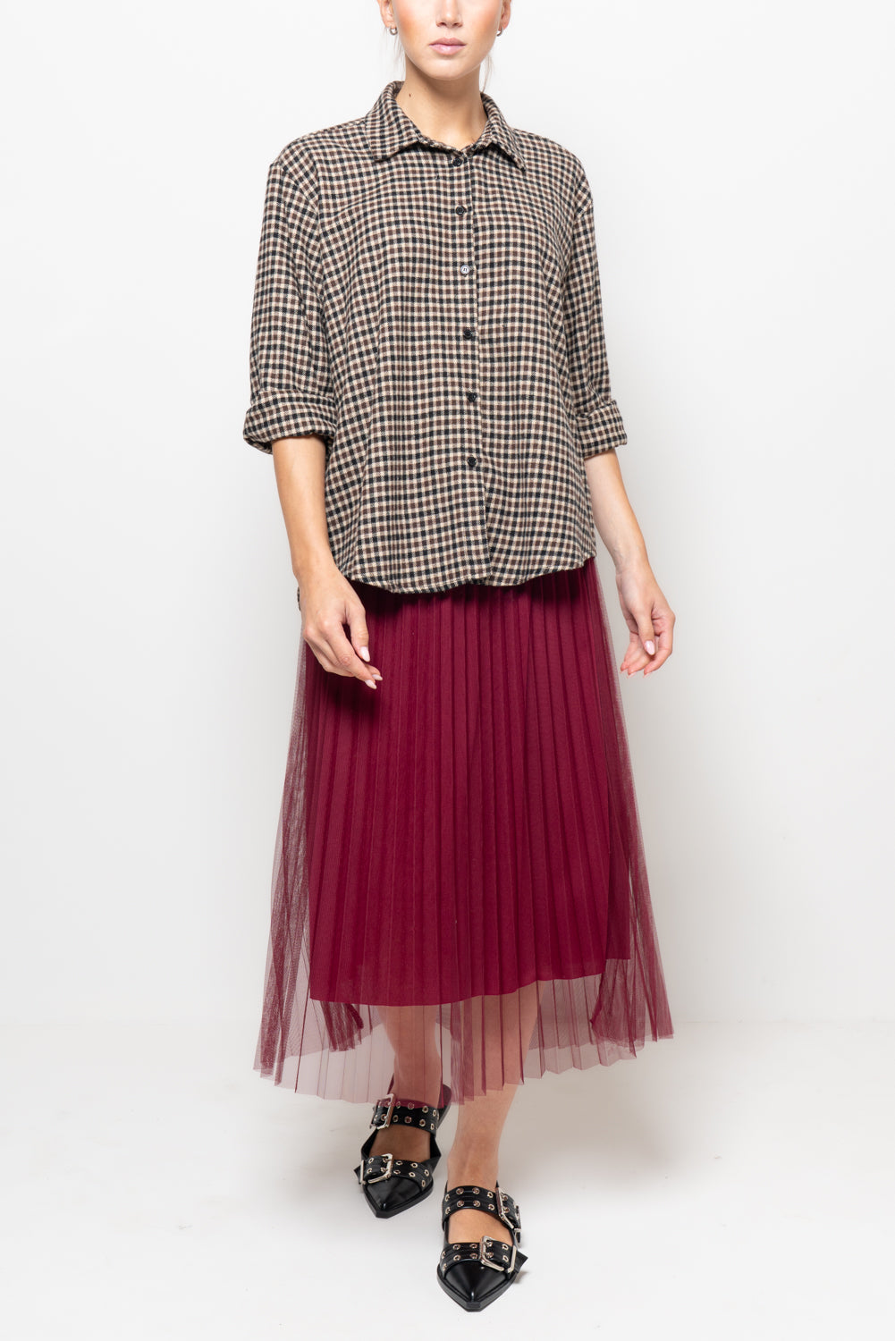 Camicia a quadri in flanella