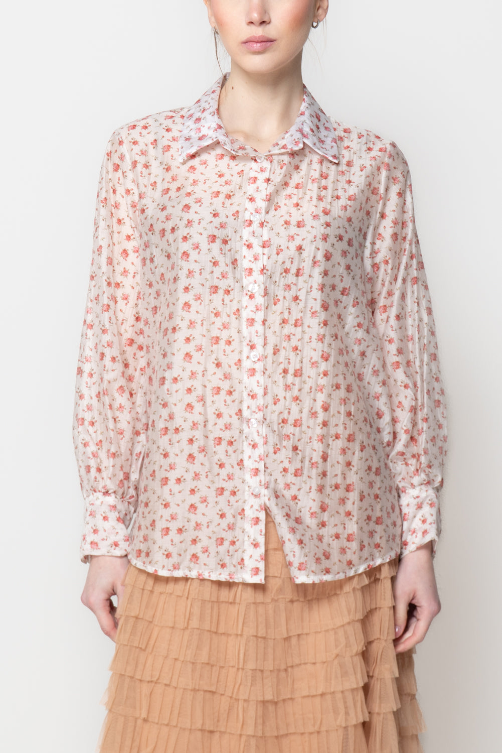 Camicia fantasia rose
