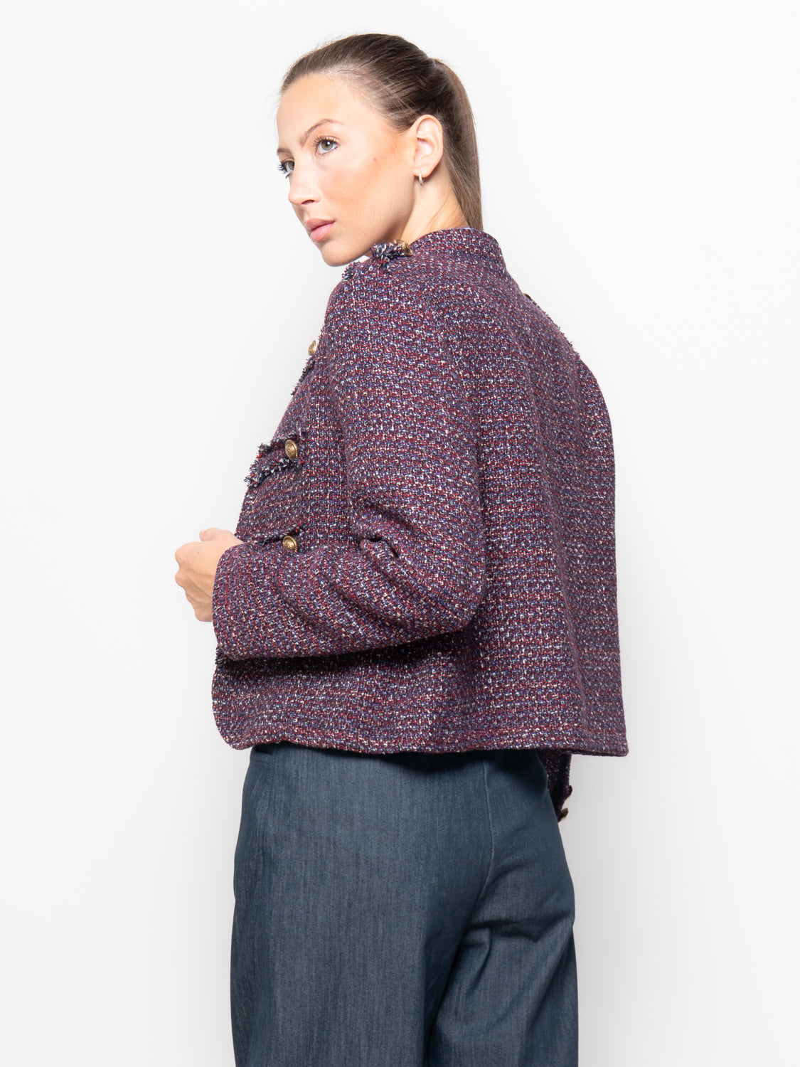 Giacca in tweed in stile Napoleon