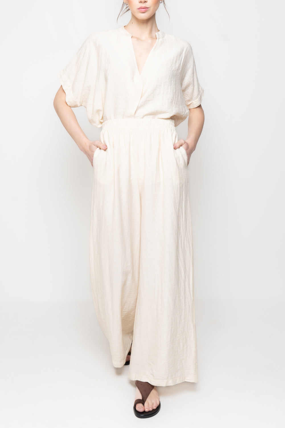 Pantalone Palazzo con elastico