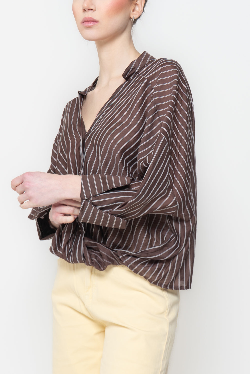 Camicia Gessata con Nodo