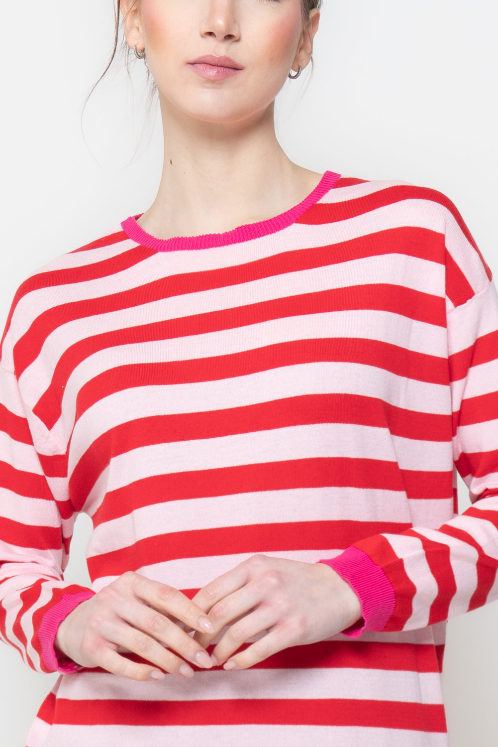 Maglia a Righe Bicolor