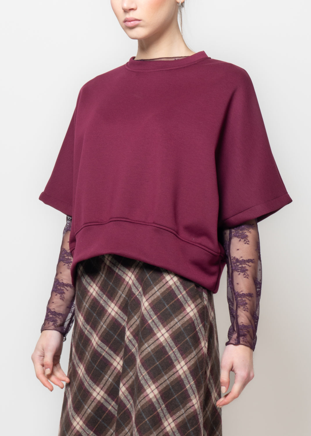 Felpa con manica corta