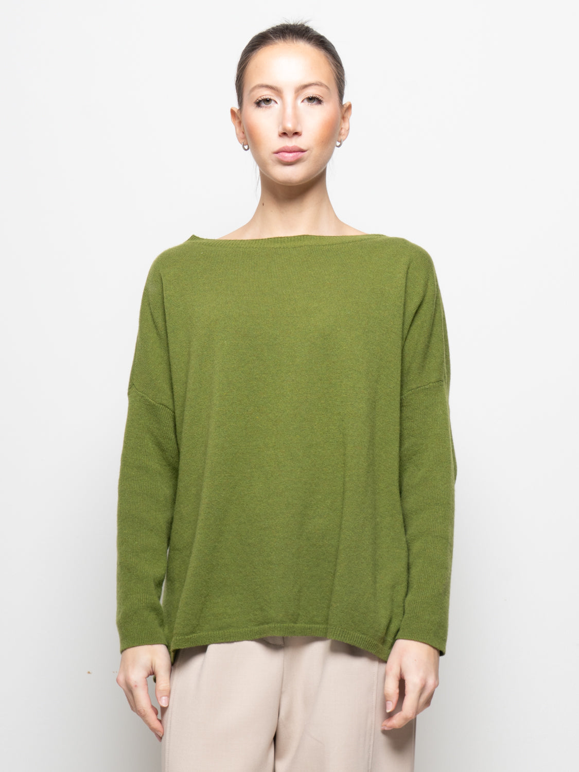 Maglia over in misto cashmere