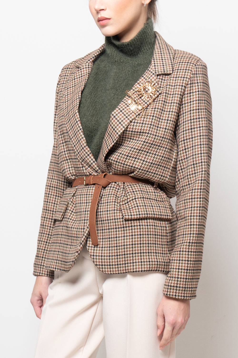 Giacca in pied de poule