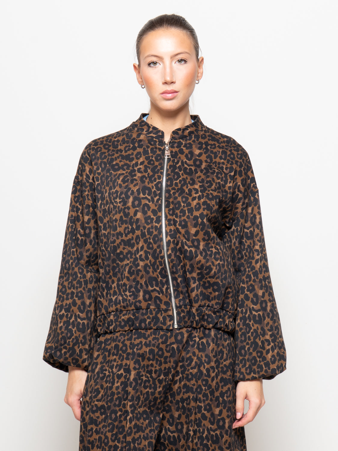 Bomber collo alto