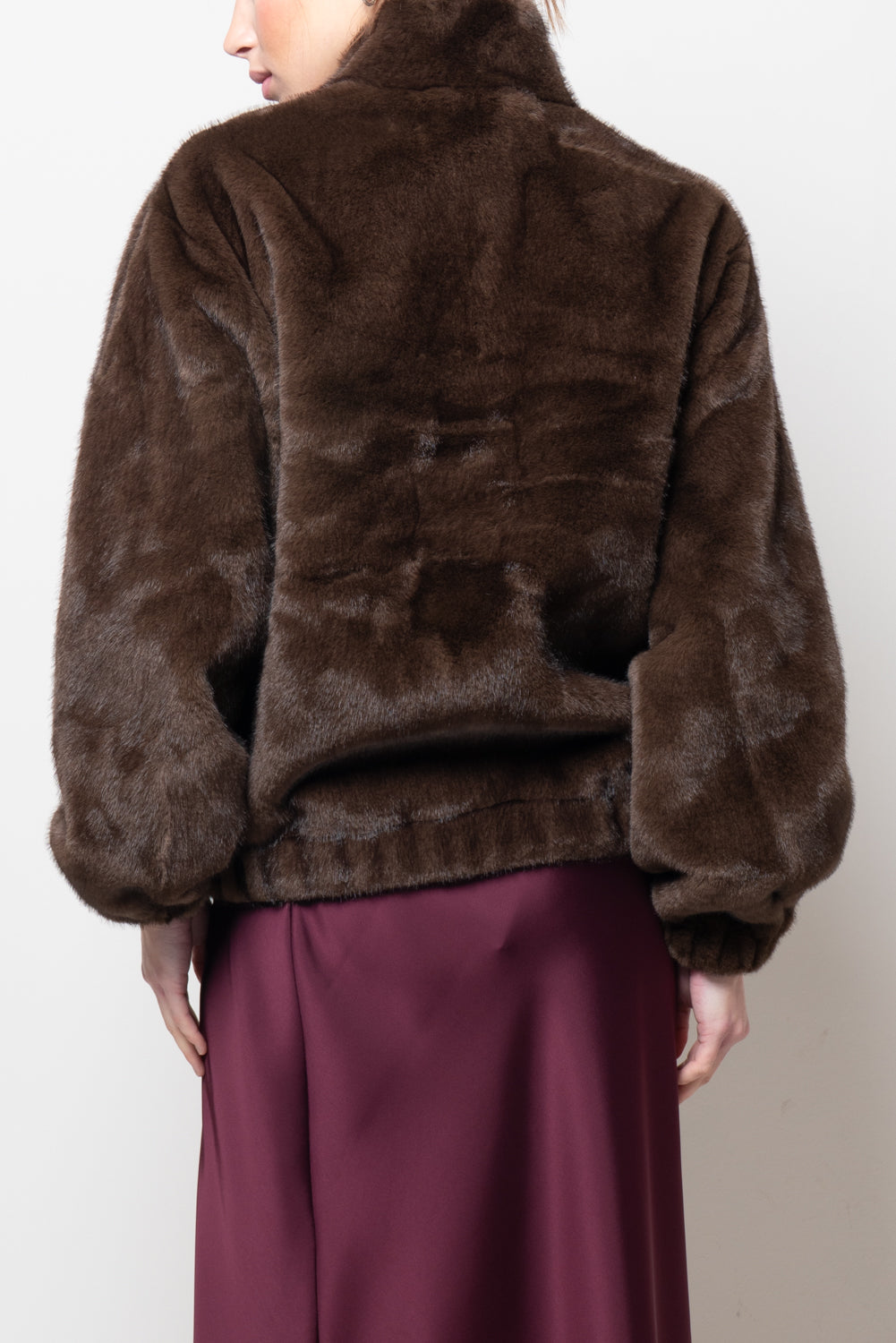 Bomber in ecopelliccia