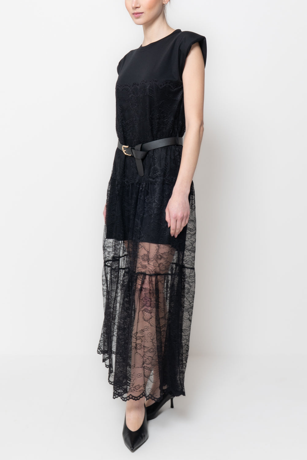 Abito Combinato con Pizzo