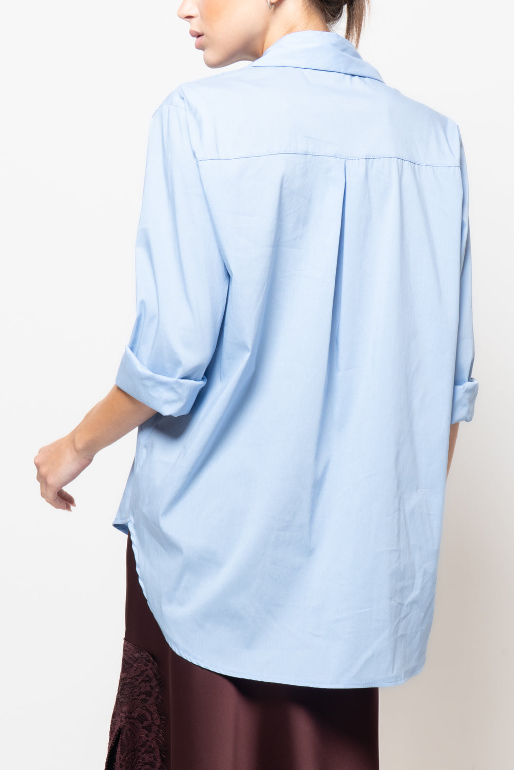 Camicia ampia in cotone