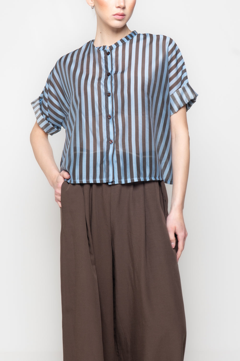 Camicia a righe