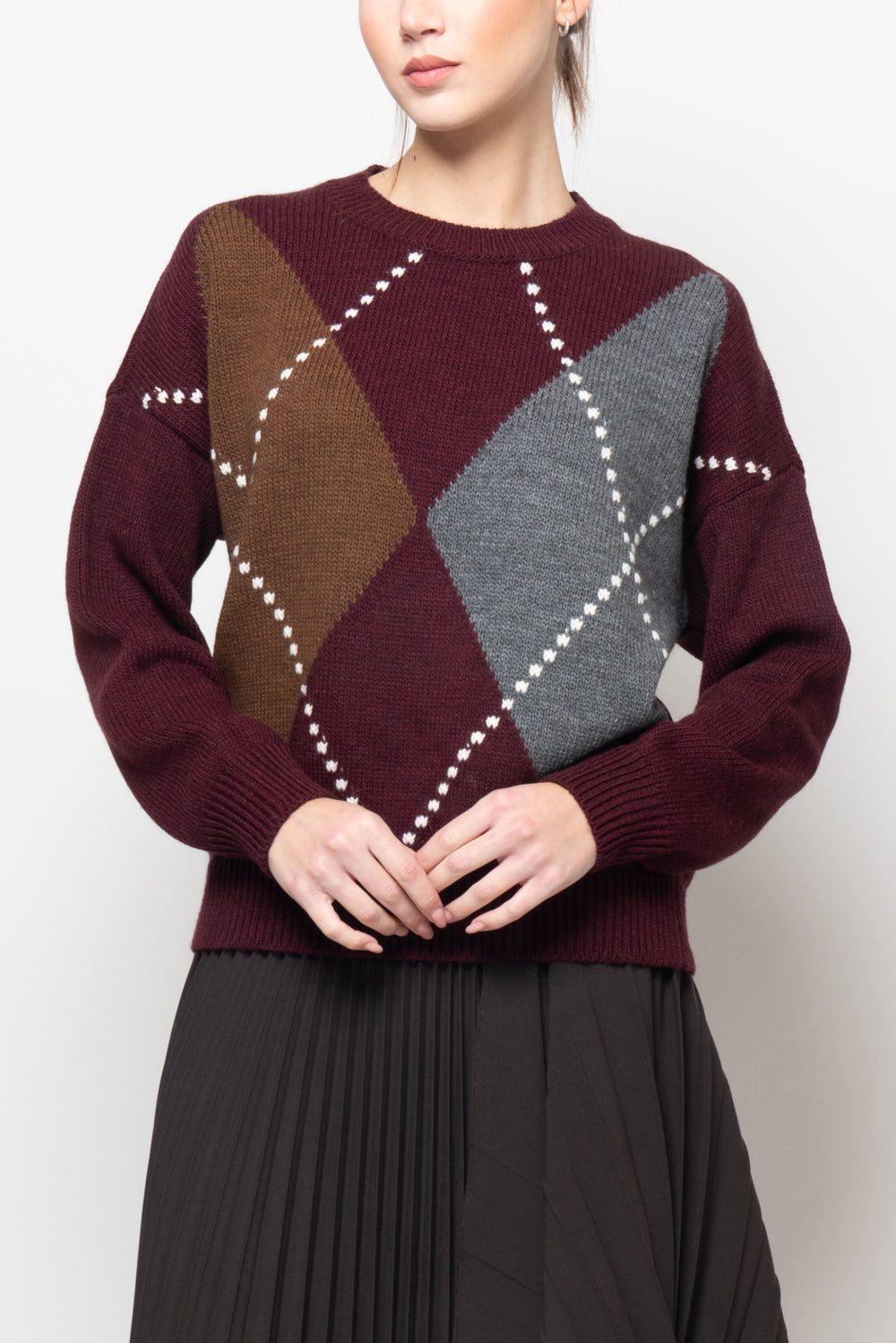 Maglia con doppio rombo