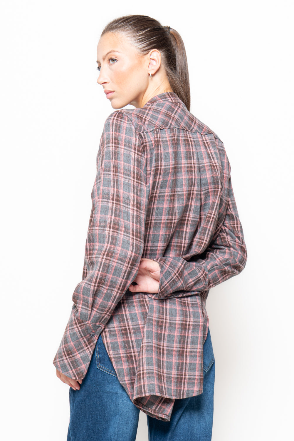 Camicia a quadri in flanella