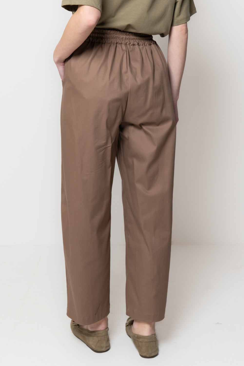 Pantalone in Cotone con Coulisse