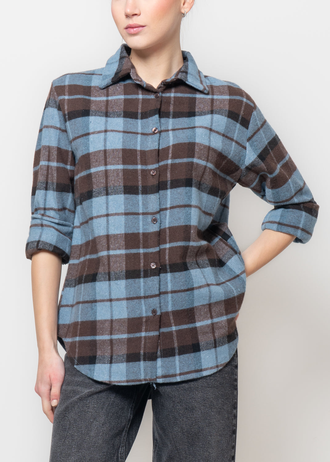 Camicia tartan in flanella