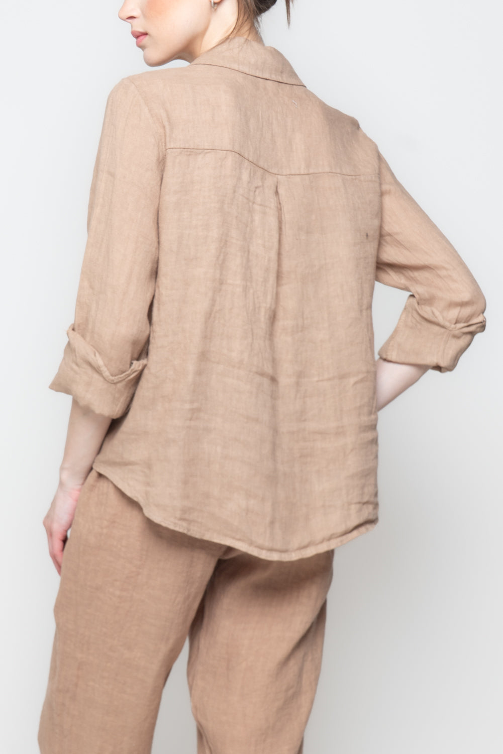 Camicia in Lino con Taschino