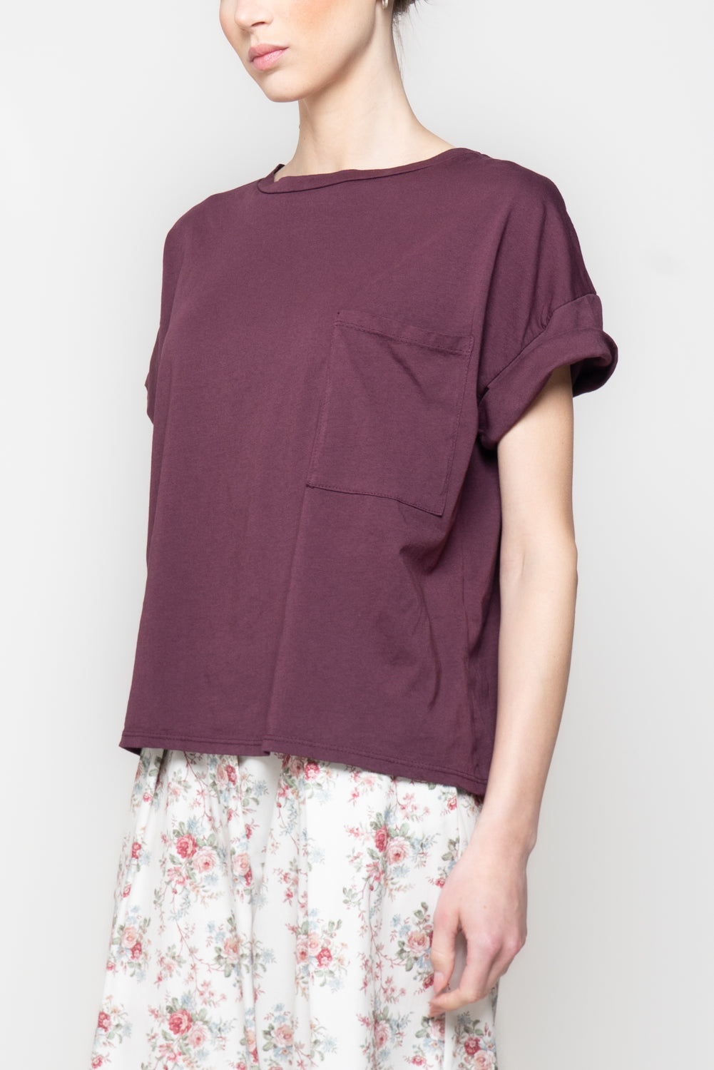 T-shirt Oversize con Taschino