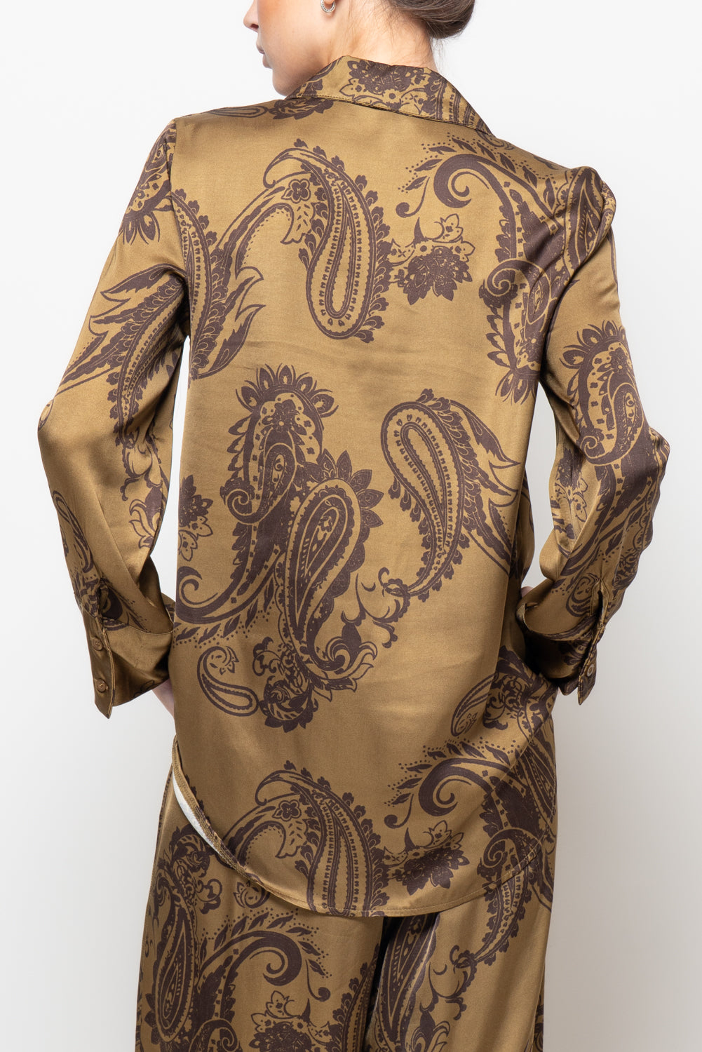 Camicia in fantasia cashmere