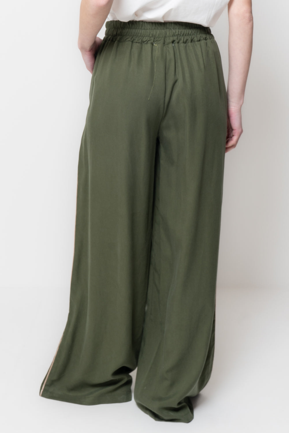 Pantalone Soft con Banda Laterale