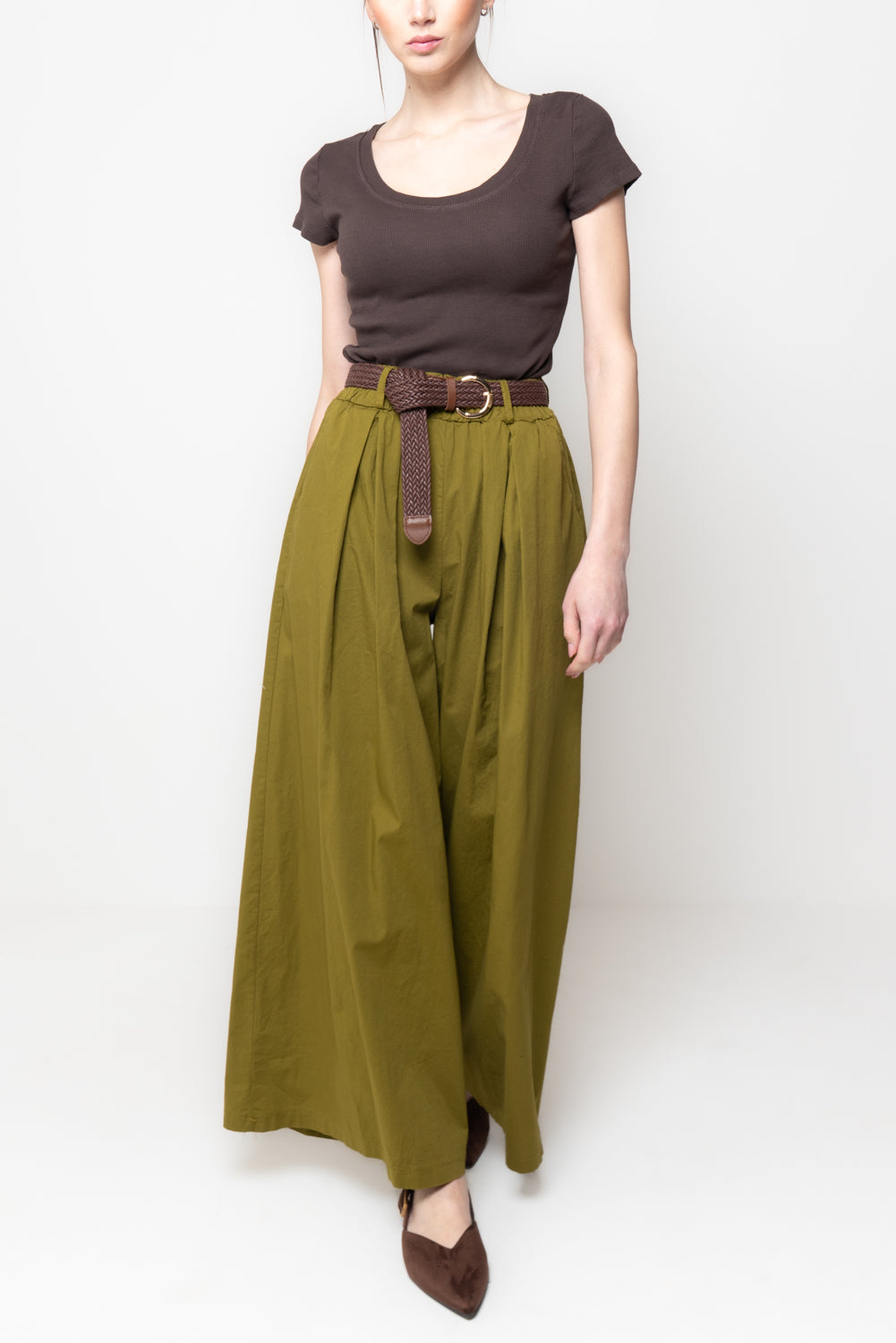 Pantalone a Palazzo con Pinces