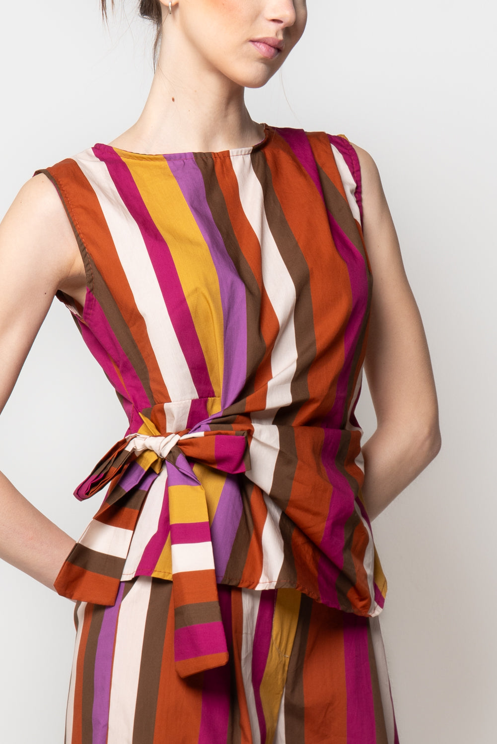 Top a Righe multicolor