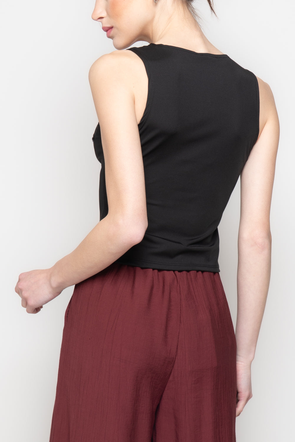 Top Bustier con Coppe Preformate