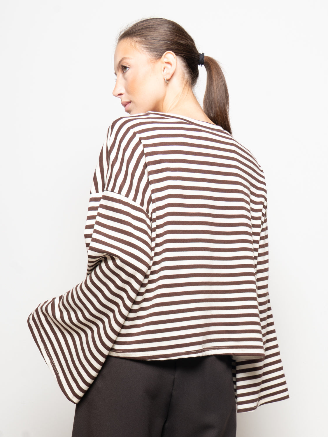 Maglia oversize righe