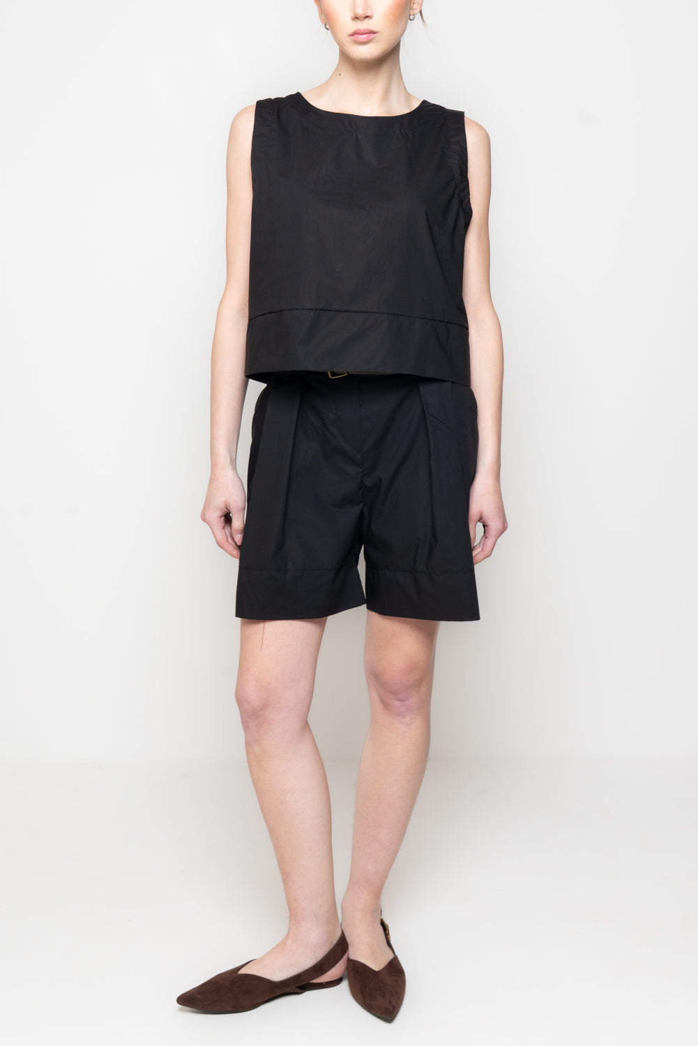 Top in cotone a scatola