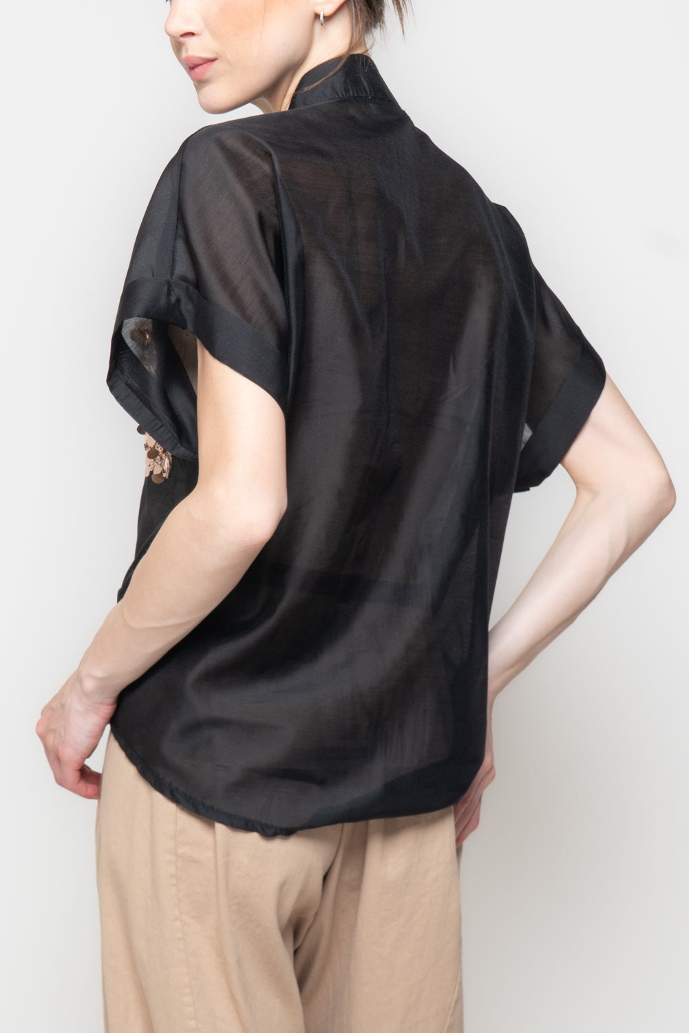 Camicia con Taschino di Paillettes