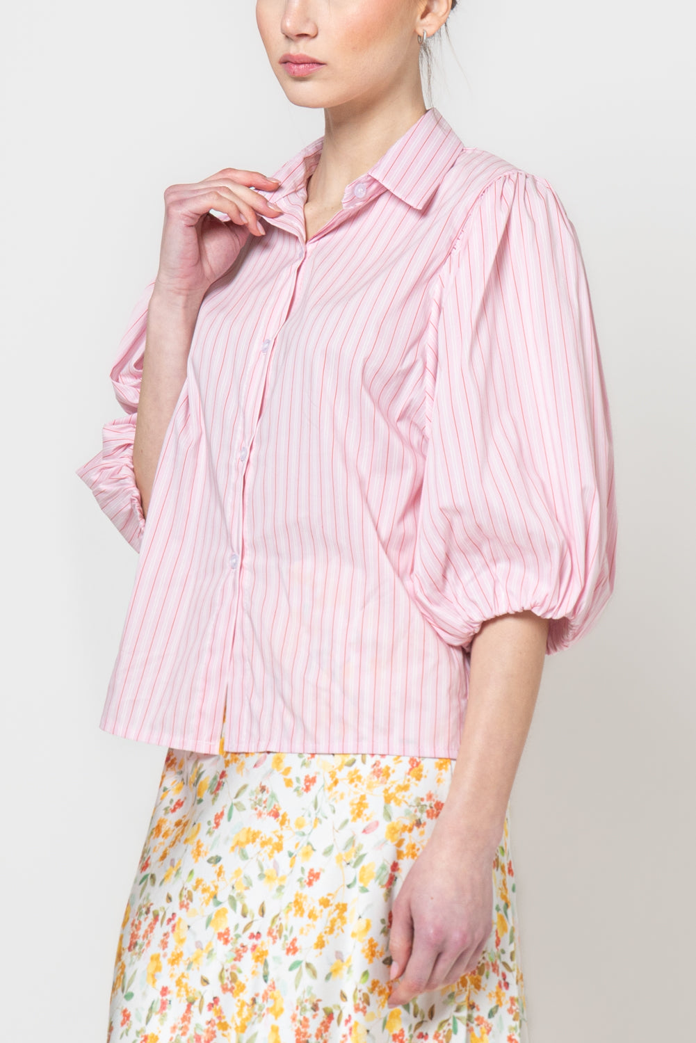 Camicia con manica volume