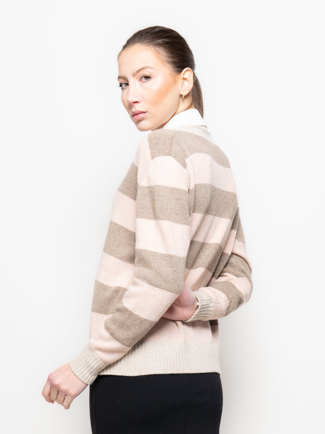 Cardigan a righe