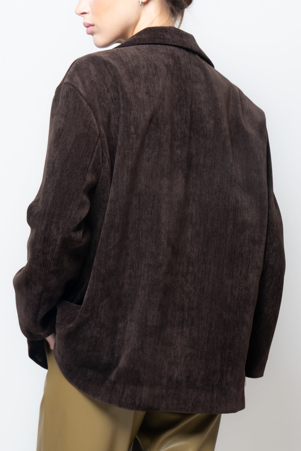 Giacca over in velluto