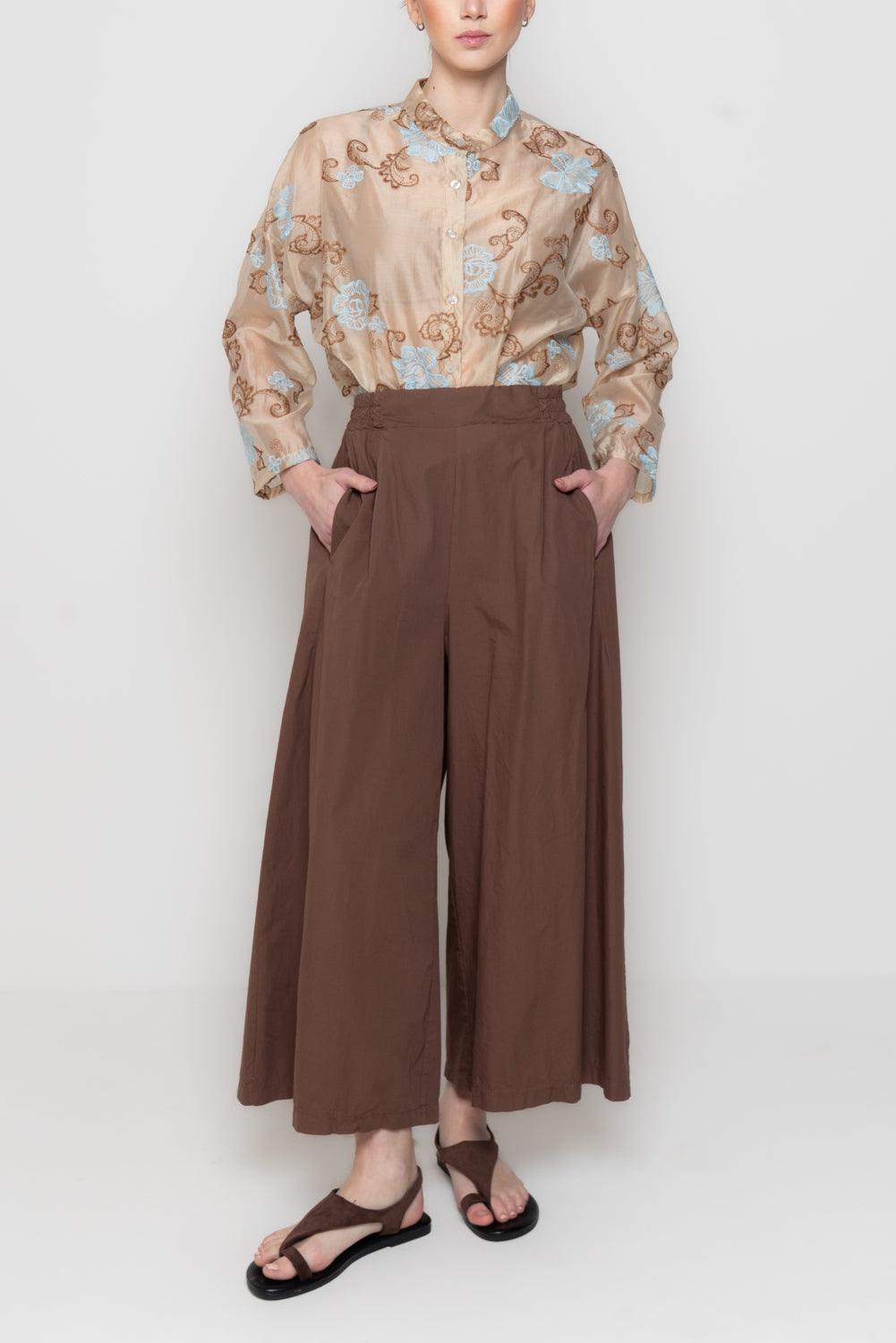 Pantalone Culotte in Tela Paracadute