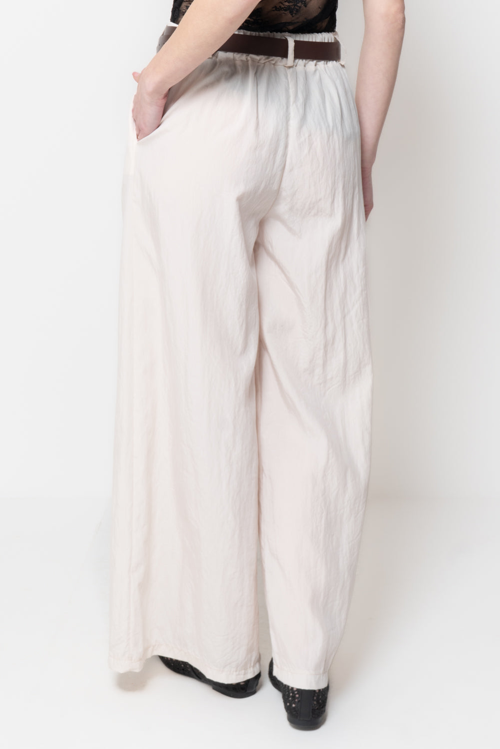 Pantalone a Palazzo con Cintura