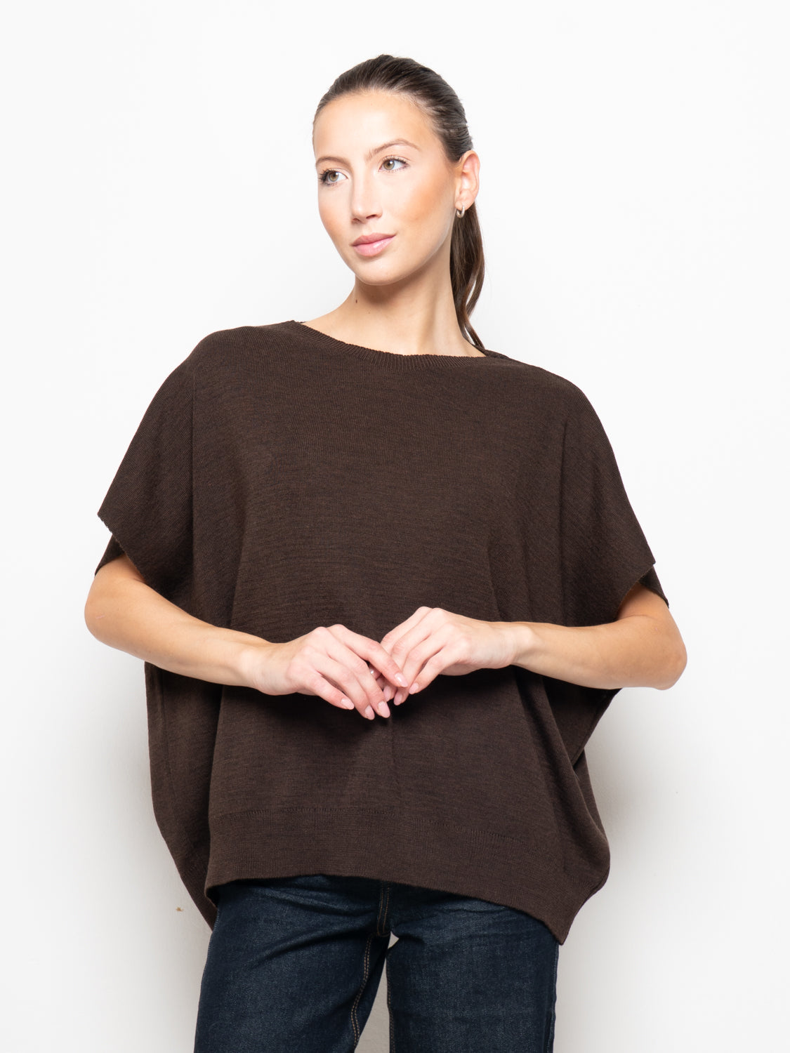 Gilet over misto lana